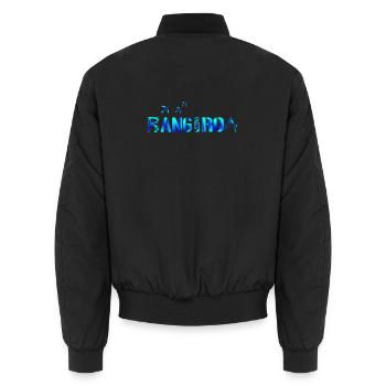RANGIROA - Bomber unisexe - noir - Dos - AI Model Male 185 light (185cm)