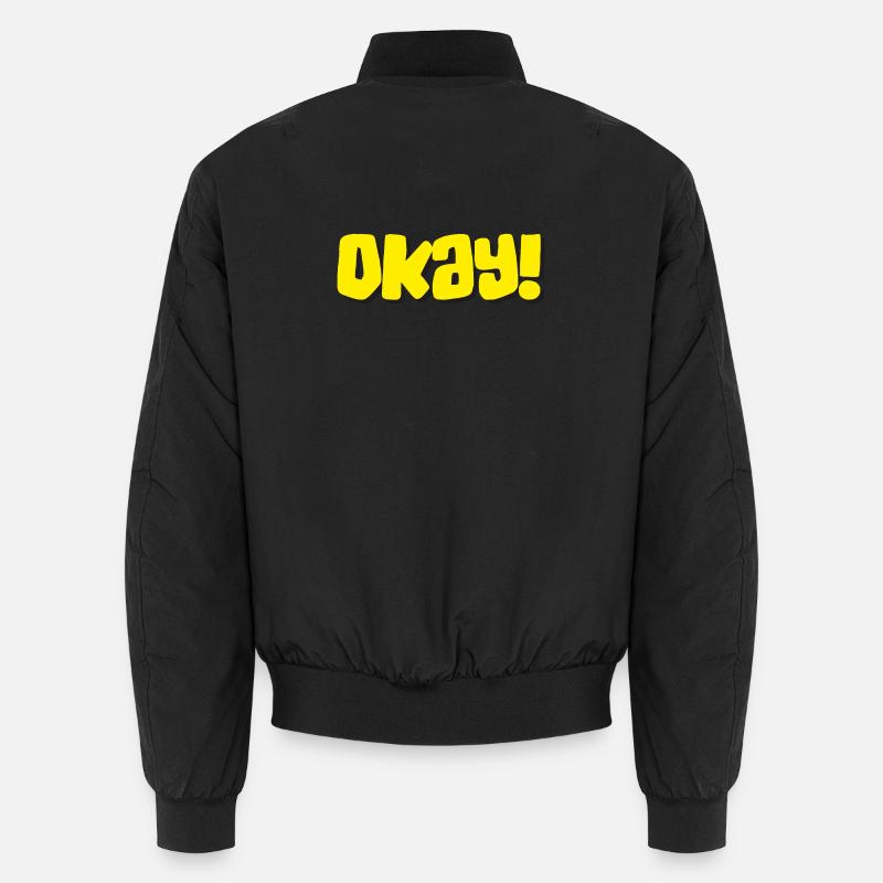 Okay - Unisex Bomberjacke - Schwarz