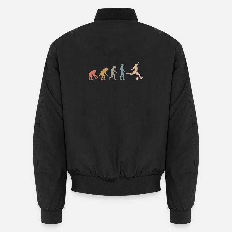 Rétro Football Evolution Dessins Drôles Fan De L’équipe Bomber unisexe