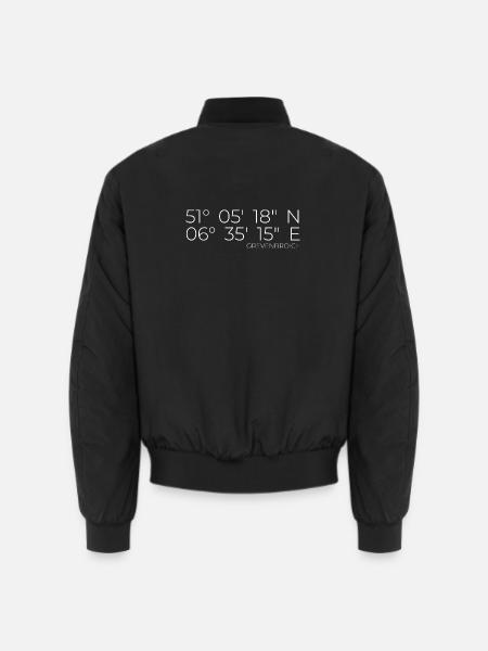 Coordinates Grevenbroich - Unisex Bomber Jacket - black