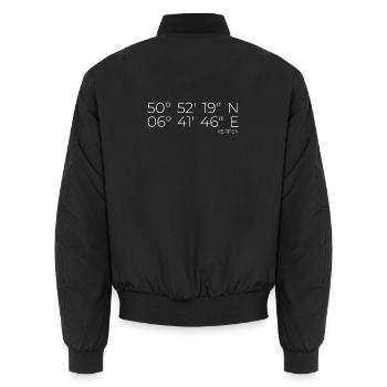 Coordonnées Kerpen - Bomber unisexe - noir - Dos - AI Model Male 185 light (185cm)