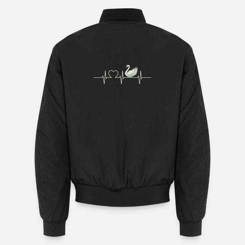 Swans Swan - Unisex Bomber Jacket - black