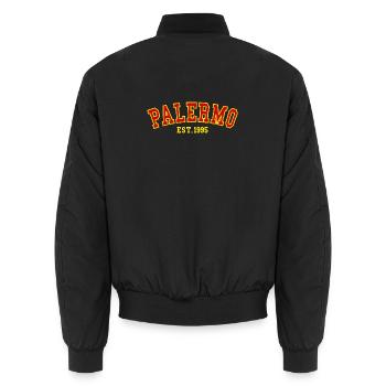Palerme Est.1995 - Bomber unisexe - noir - Dos - AI Model Male 185 light (185cm)