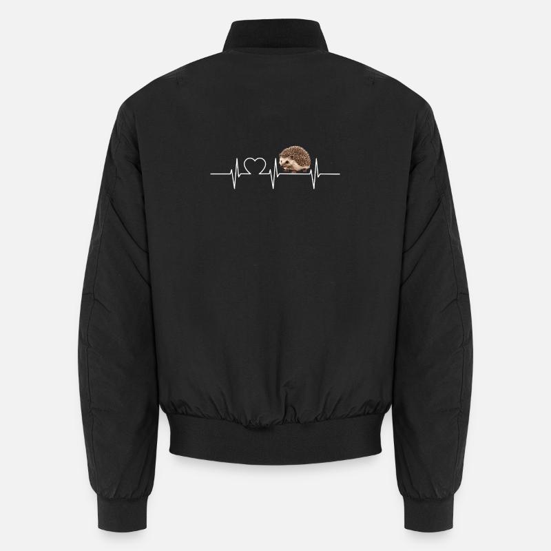 Igel - Unisex Bomberjacke - Schwarz