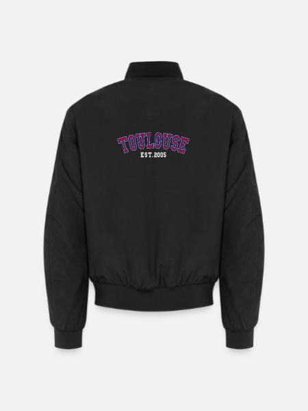 Toulouse Est. 2005 - Unisex Bomber Jacket - black