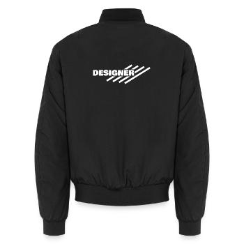 Cadeau pour le créateur - Bomber unisexe - noir - Dos - AI Model Male 185 light (185cm)