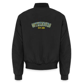 Göteborg gegründet 1996 - Unisex Bomberjacke - Schwarz - Hinten - AI Model Male 185 light (185cm)