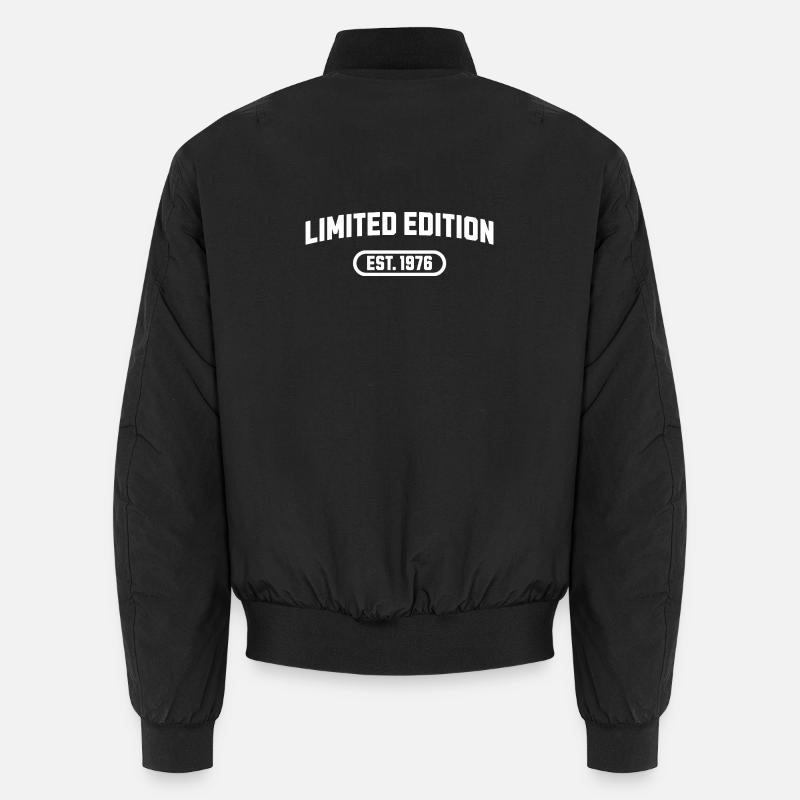 Édition limitée anniversaire 1976 - Bomber unisexe - noir