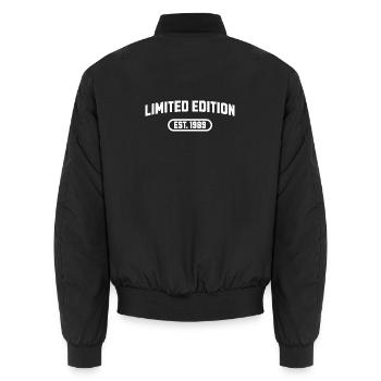 Édition limitée anniversaire 1989 - Bomber unisexe - noir - Dos - AI Model Male 185 light (185cm)