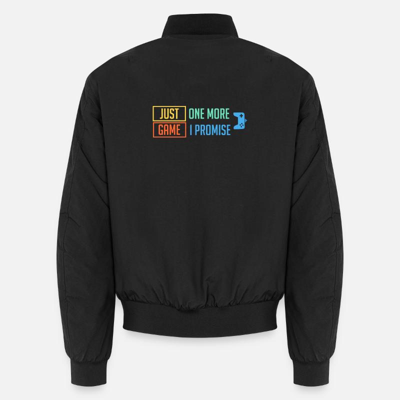 Just 1 More Game Unisex Bomberjacke