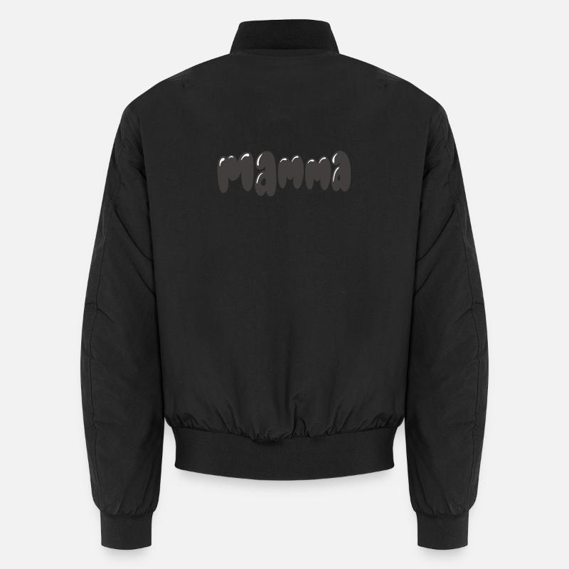 Spuckhafter Mama-Stil - Unisex Bomberjacke - Schwarz