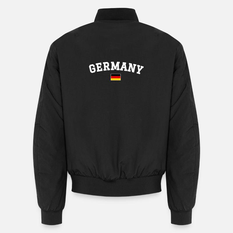 Drapeau allemand Design anglais blanc Bomber unisexe