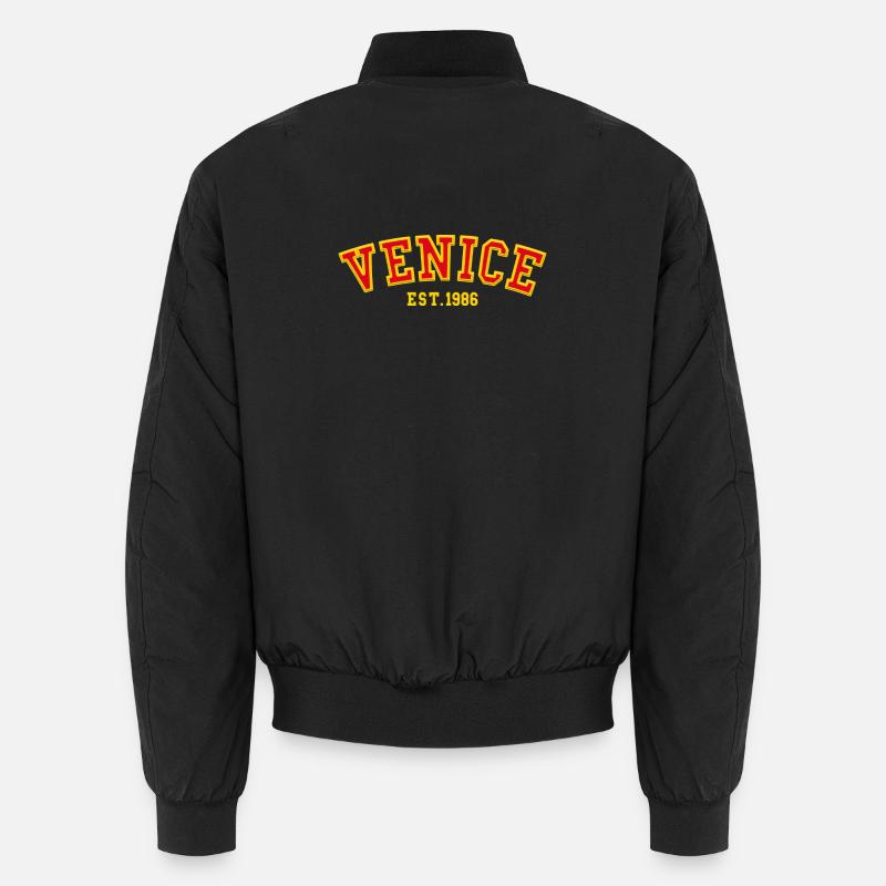 Venice Est. 1986 - Unisex Bomber Jacket - black