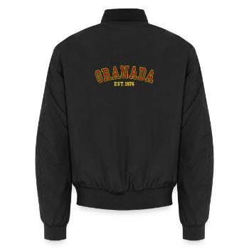 Granada Est. 1976 - Unisex Bomber Jacket - black - Back - AI Model Male 185 light (185cm)