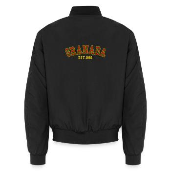 Granada Est. 1966 - Unisex Bomber Jacket - black - Back - AI Model Male 185 light (185cm)