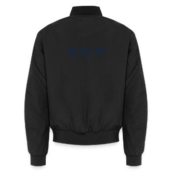 LostinParadise - Unisex Bomberjacke - Schwarz - Hinten - AI Model Male 185 light (185cm)