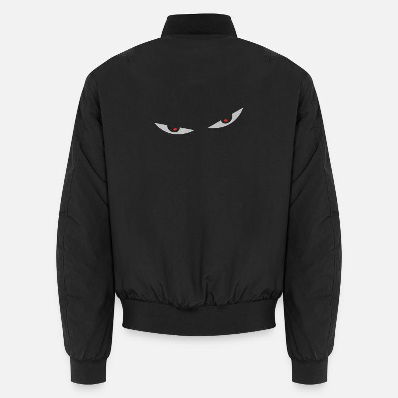 comic eyes smiley augen Unisex Bomber Jacket