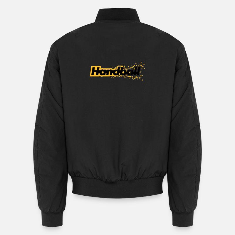Handball - Unisex Bomberjacke - Schwarz
