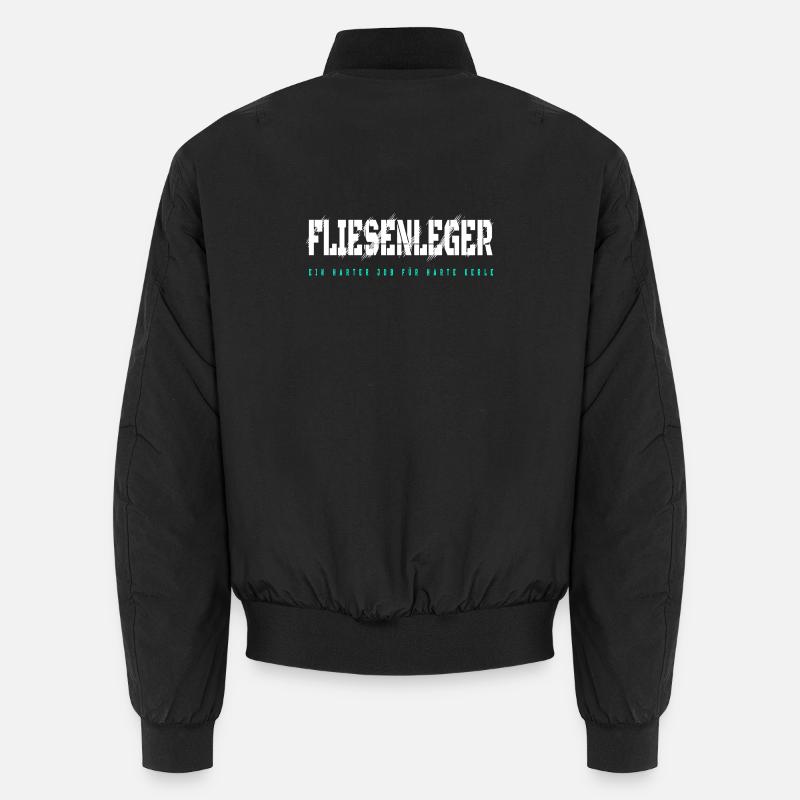 Fliesenleger Design Unisex Bomberjacke