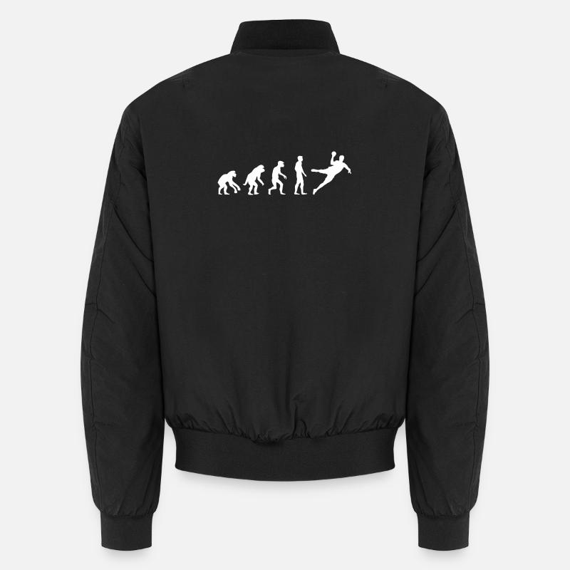 Evolution Handball Team Fan Friends Icon Unisex Bomber Jacket