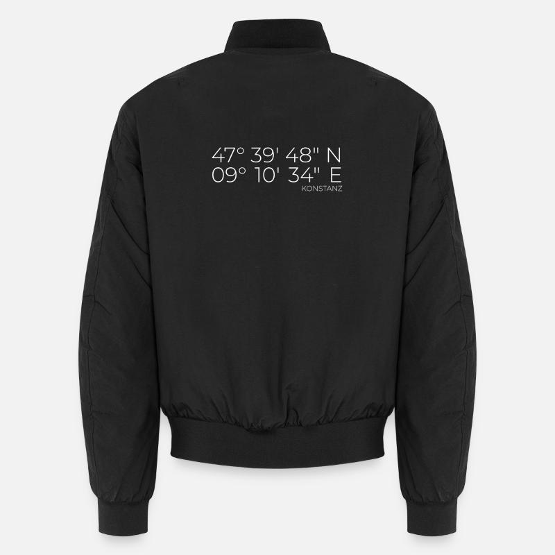 Coordinates Konstanz Lake Constance Unisex Bomber Jacket