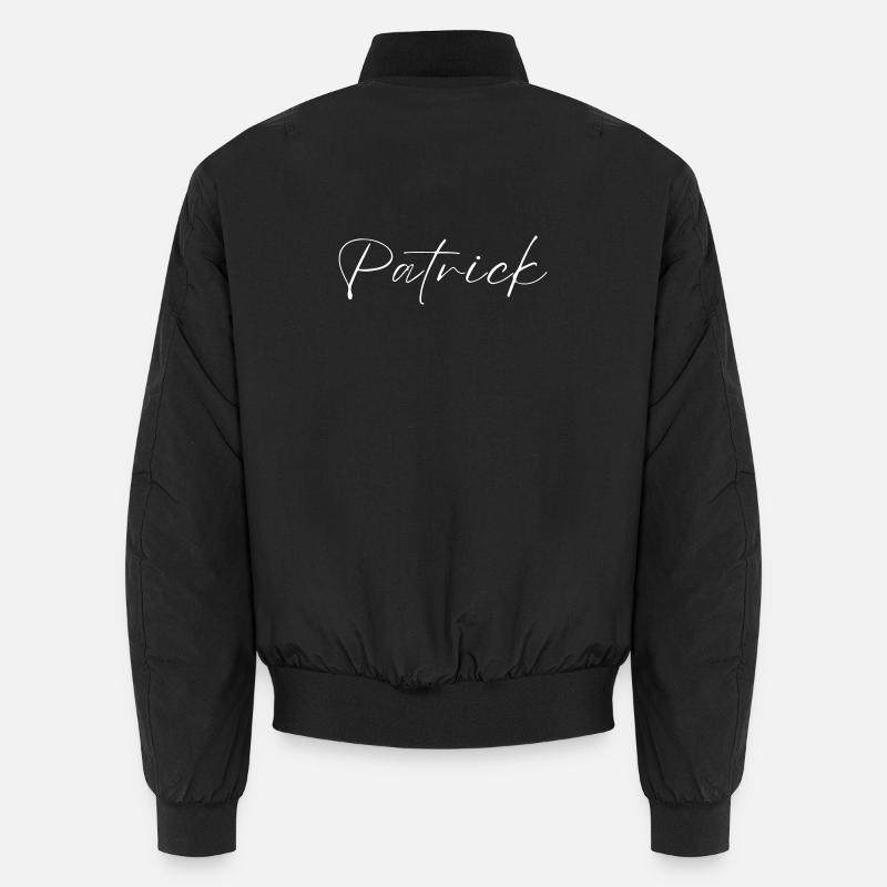 Patrick Name T-Shirt Gift for Men Unisex Bomber Jacket