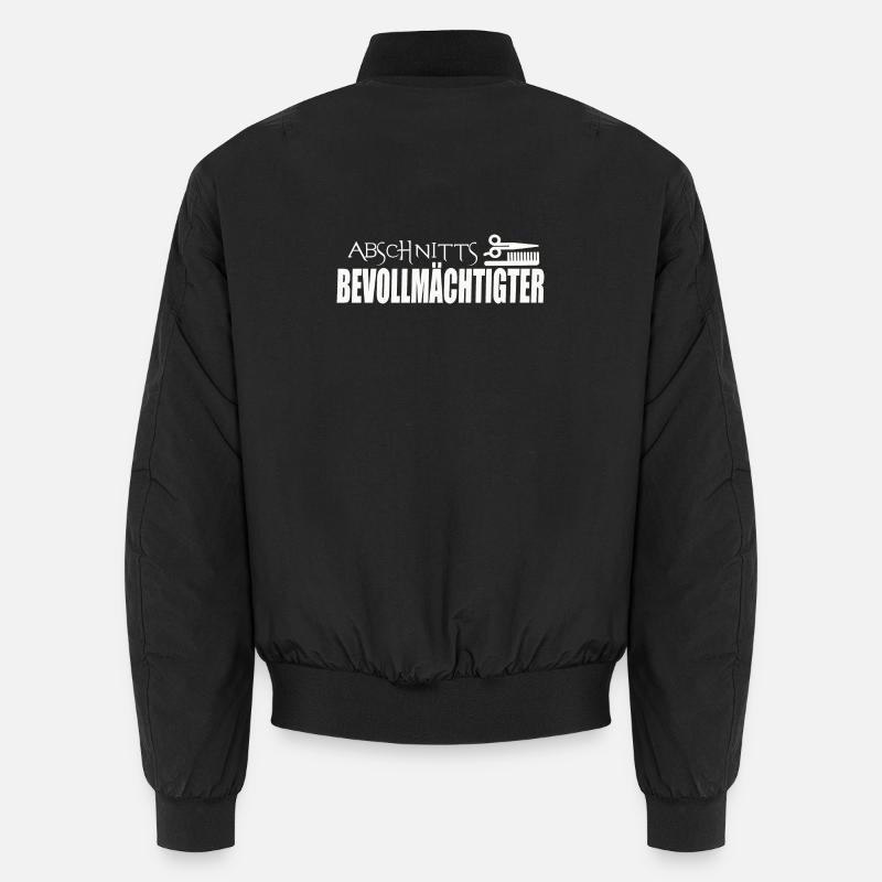 ABSCHNITTSBEVOLLMÄCHTIGTER - Unisex Bomberjacke - Schwarz