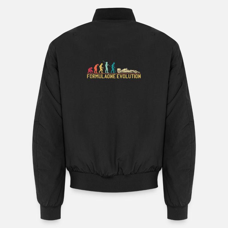 Illustration der Formel-Evolution Unisex Bomberjacke
