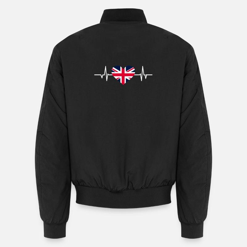 Union Jack Battement de cœur Bomber unisexe