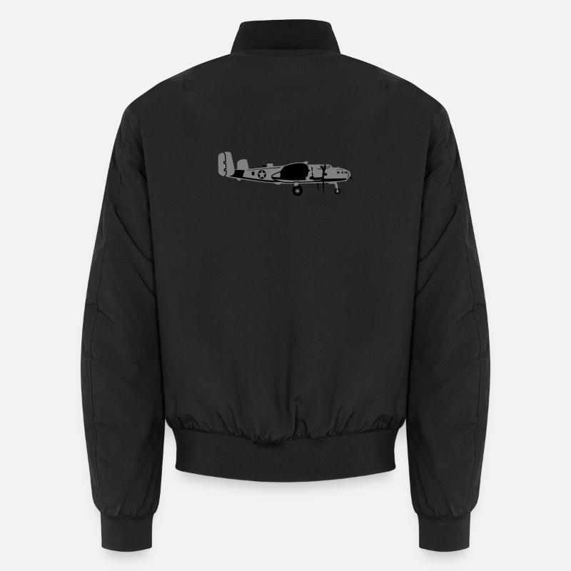 B-25 - Unisex Bomberjacke - Schwarz
