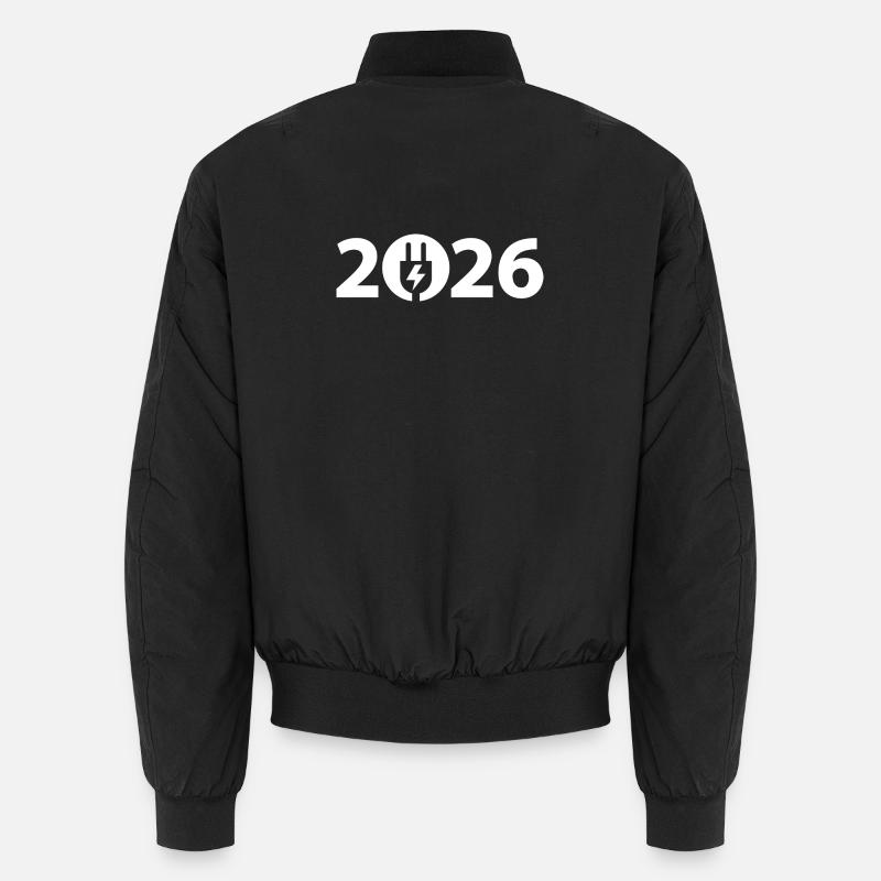 Elektriker 2026, Elektroniker 2026, Strom 2026 Unisex Bomberjacke