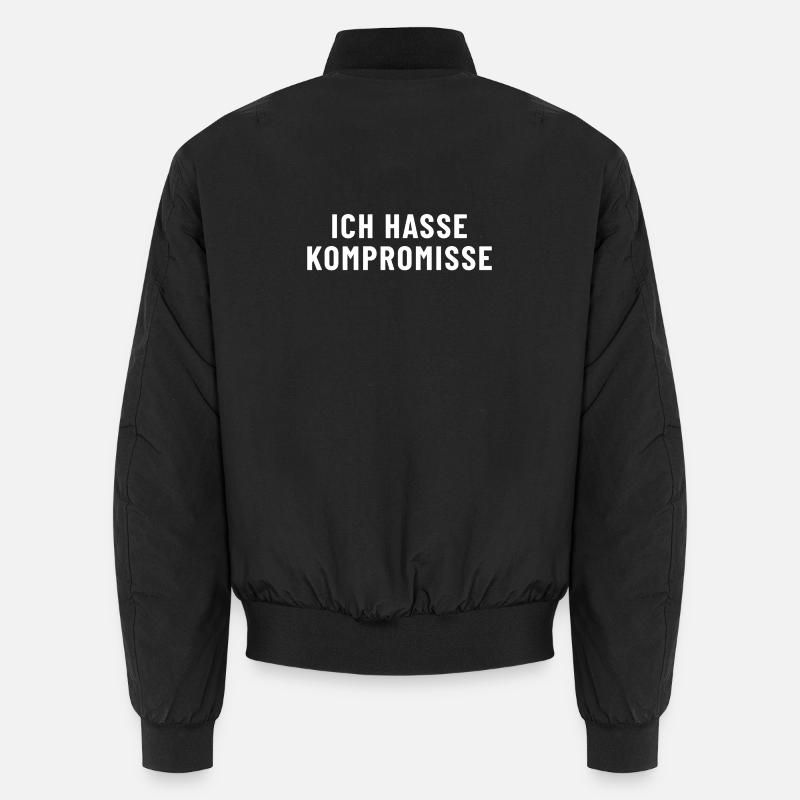 I hate compromise Unisex Bomber Jacket