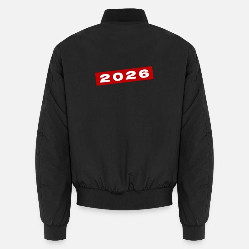 Année 2026 - Bomber unisexe - noir