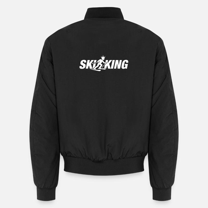 Ski King Drôle - Bomber unisexe - noir