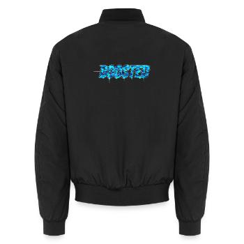 Boosted Turbo Freunde Tuning Szene Camouflage - Unisex Bomberjacke - Schwarz - Hinten - AI Model Male 185 light (185cm)