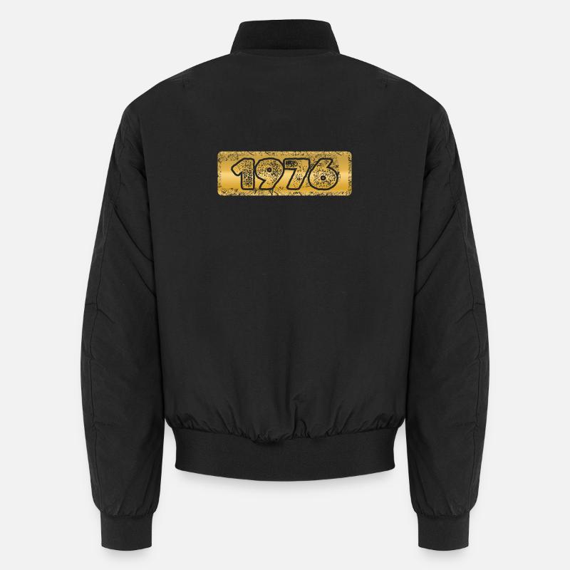 Year 1976 - Unisex Bomber Jacket - black