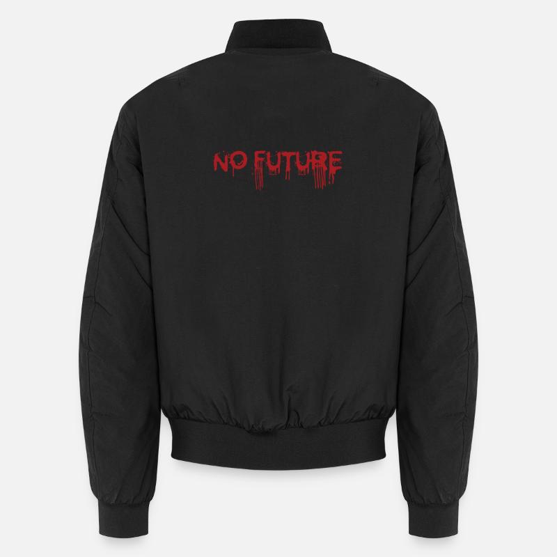 NO FUTURE - Unisex Bomberjacke - Schwarz