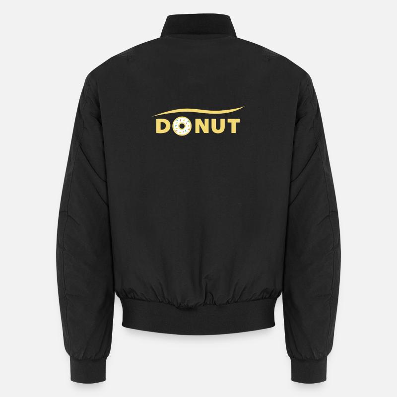 DONUT lettering | donut claim Unisex Bomber Jacket