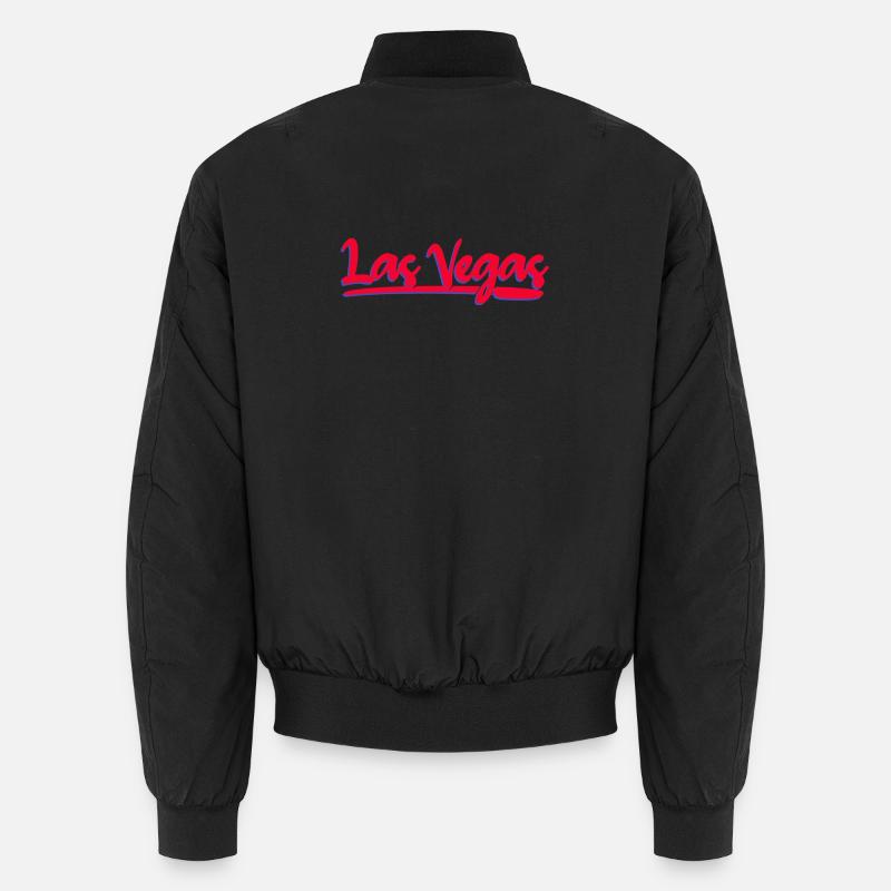 Las Vegas Neon Script - Unisex Bomberjacke - Schwarz