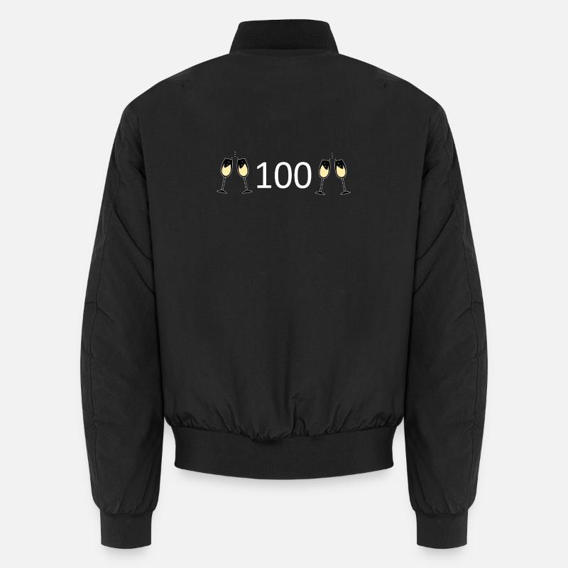 100e anniversaire 100e anniversaire 100 numéro 100 Bomber unisexe