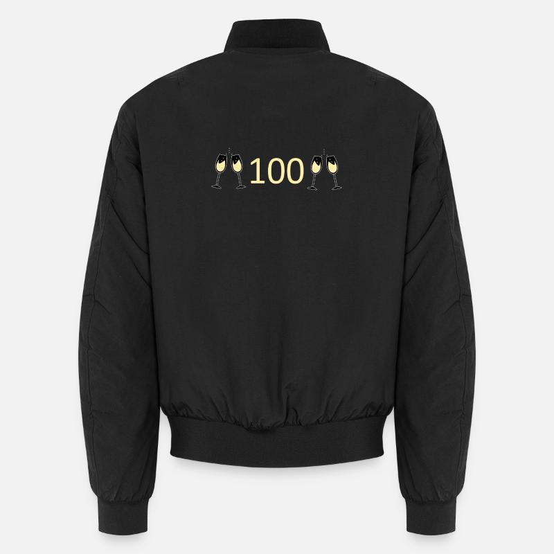 100e anniversaire 100e anniversaire 100 numéro 100 Bomber unisexe