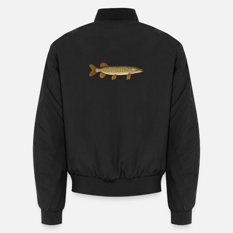 Pike Bait Pike Angler Pike Pike Pike Unisex Bomber Jacket