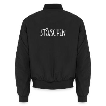 Stößchen - Bomber unisexe - noir - Dos - AI Model Male 185 light (185cm)