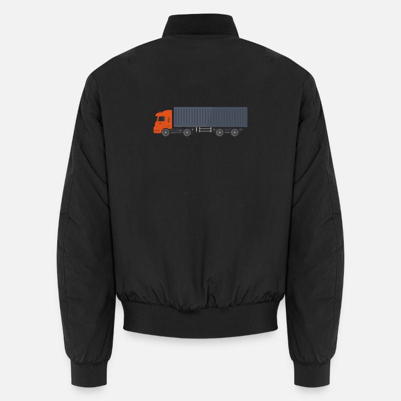 Container trucks Unisex Bomber Jacket
