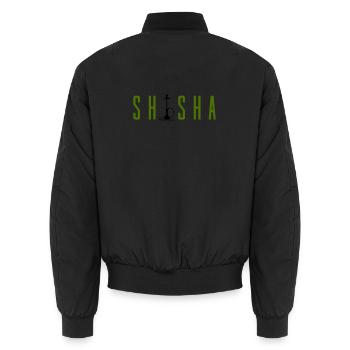 shisha- - Unisex Bomberjacke - Schwarz - Hinten - AI Model Male 185 light (185cm)