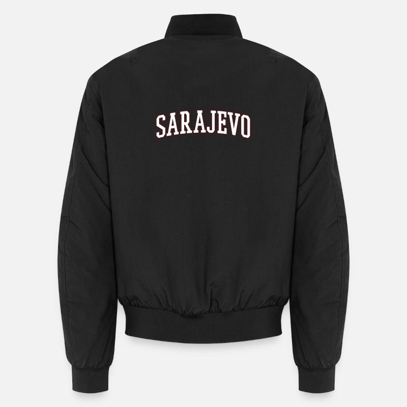 Lettres en gras de Sarajevo Bomber unisexe