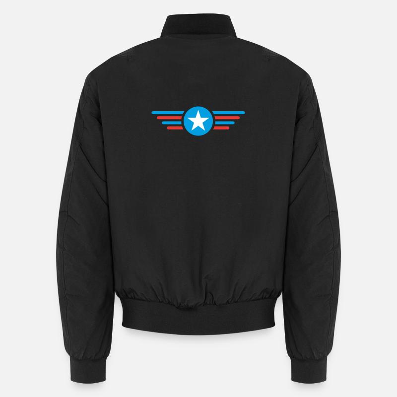 Ich bin ein Stern mit Flügeln  Unisex Bomberjacke