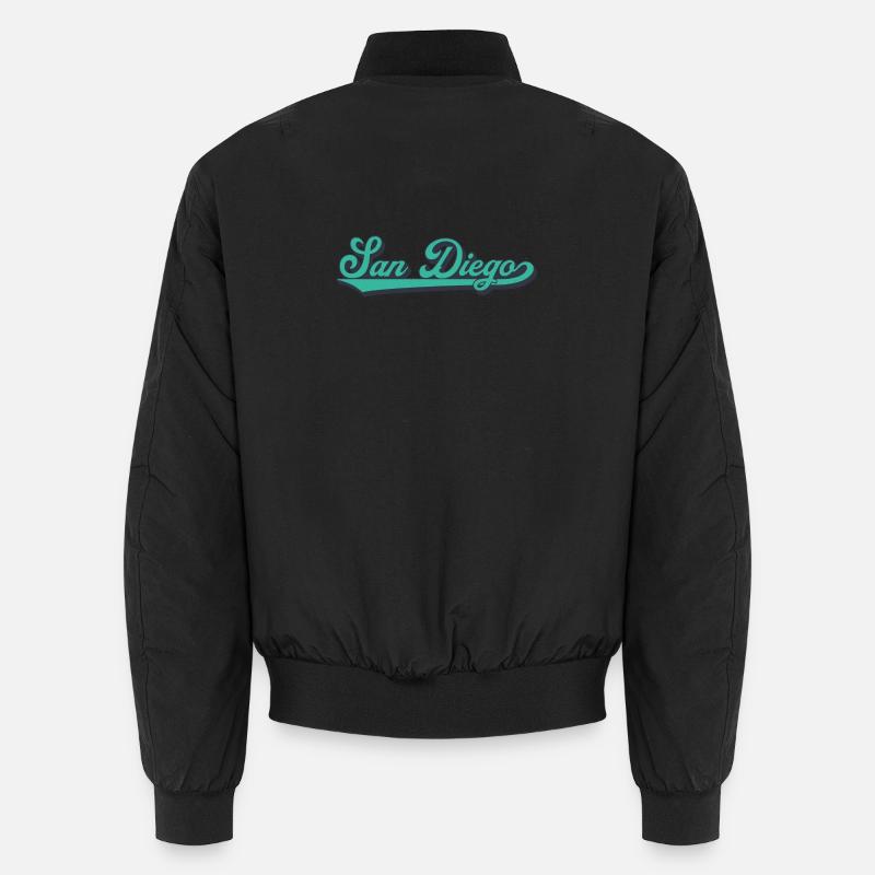 San Diego Script Retro Welle Unisex Bomberjacke