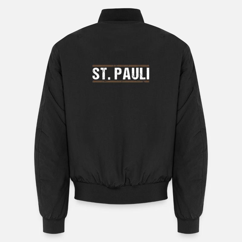St. Pauli - Unisex Bomberjacke - Schwarz