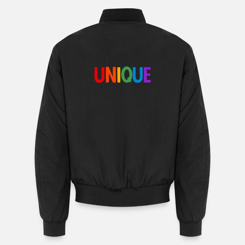 Lgbt. Unique - Unisex Bomber Jacket - black